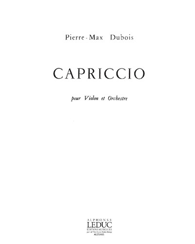 Capriccio pour Violon et Orchestre