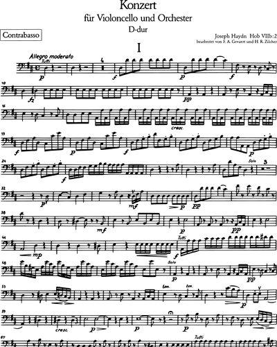 Violoncellokonzert D-dur Hob VIIb:2