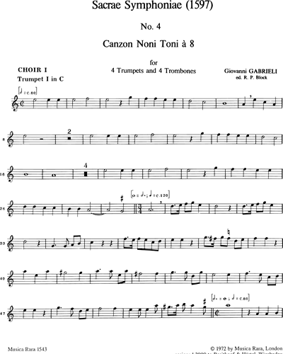 [Choir 1] Trumpet in C 1