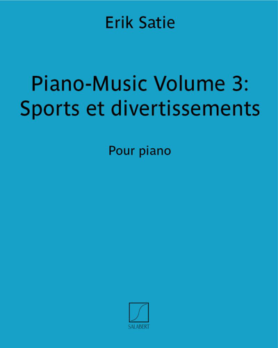 Piano-Music Volume 3: Sports et divertissements