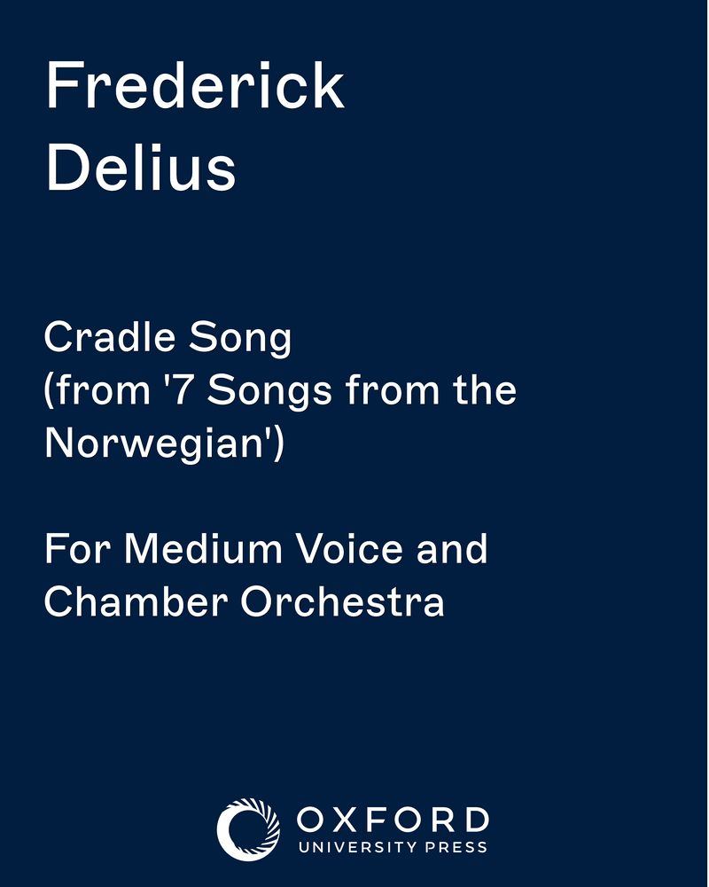 Cradle Song (from '7 Songs from the Norwegian')