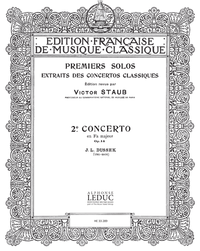 Solo n. 1 du 2ᵉ Concerto en Fa majeur, Op. 14