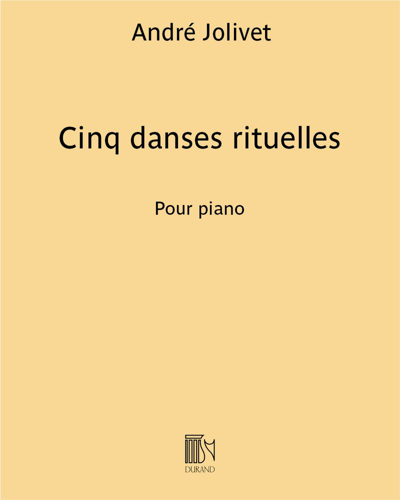 Cinq danses rituelles - Pour piano