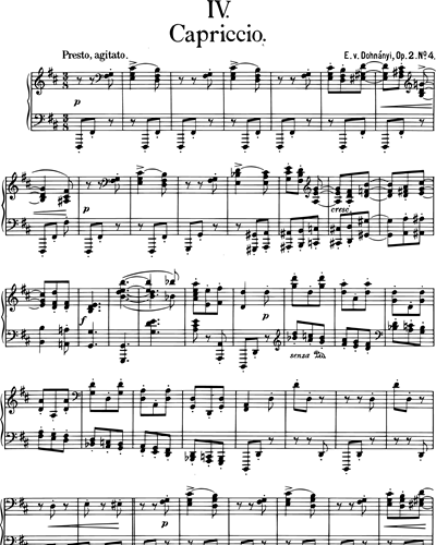 Capriccio in B Minor, op. 2 / 4