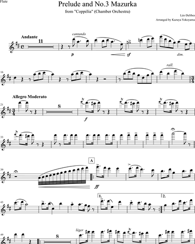 Prelude and Mazurka No. 3 (from 'Coppelia')