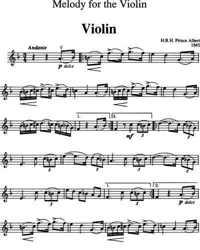 Melody for the Violin