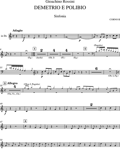 Demetrio e Polibio [Critical Edition] - Sinfonia