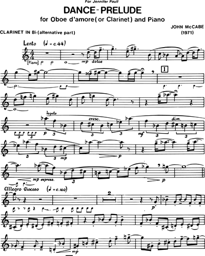 Clarinet (Alternative)