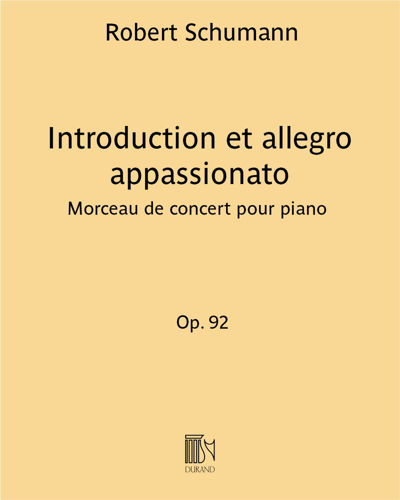 Introduction et allegro appassionato Op. 92