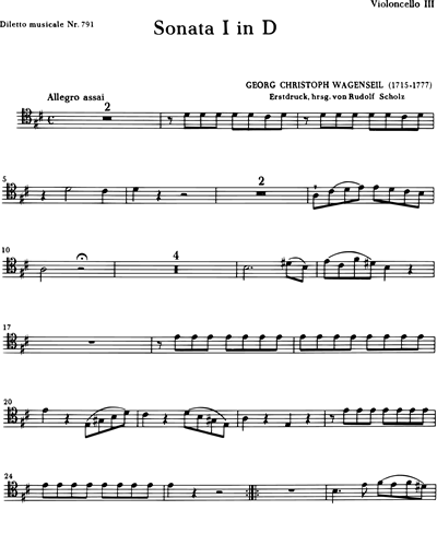 Sonata No.1 in D Major