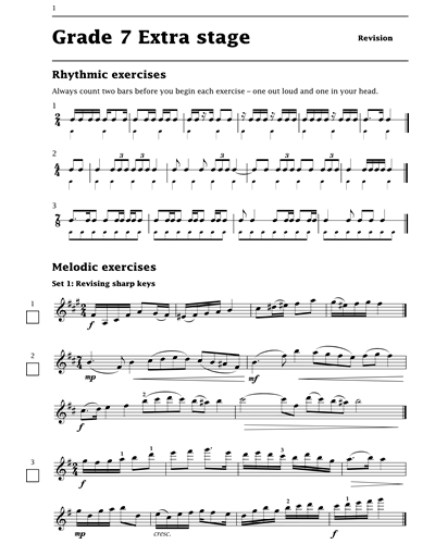 Improve Your Sight-Reading Violin: Grade 7 Extra Stage