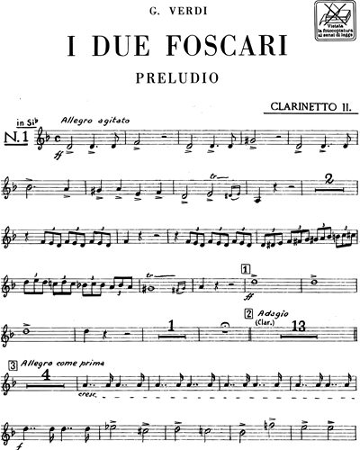Clarinet in Bb 2/Clarinet in A 2 & Clarinet in C 2