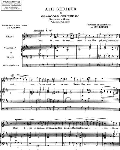 Voice & Piano & Harpsichord (Alternative) & Basso Continuo
