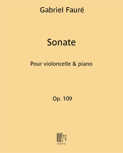 Cello Sonata No. 1, op. 109