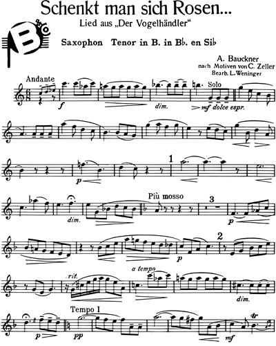 Tenor Saxophone in Bb
