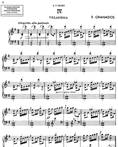 Villanesca (extrait n. 4 des "Danzas Españolas")