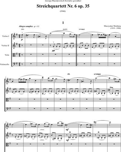 String Quartet No. 6, op. 35