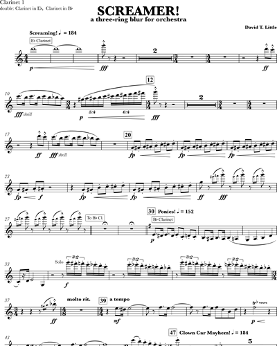 Clarinet 1 in Eb/Clarinet 1 in Bb