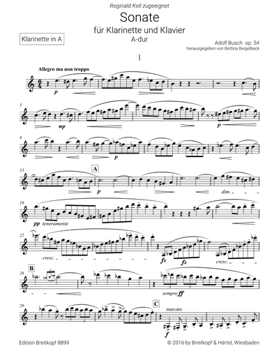 Sonate A-dur op. 54