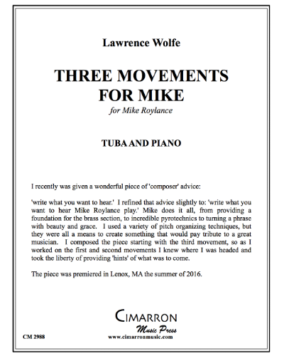 3 Movements for Mike