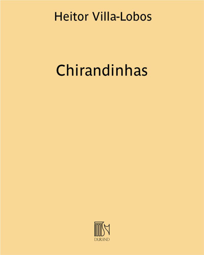 Chirandinhas (extrait n. 2 de "Pieces faciles pour piano")