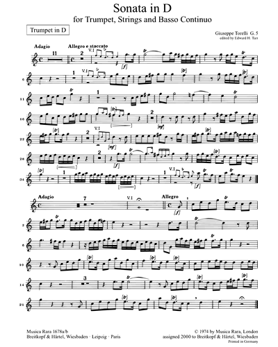 Sonata in D (G. 5)