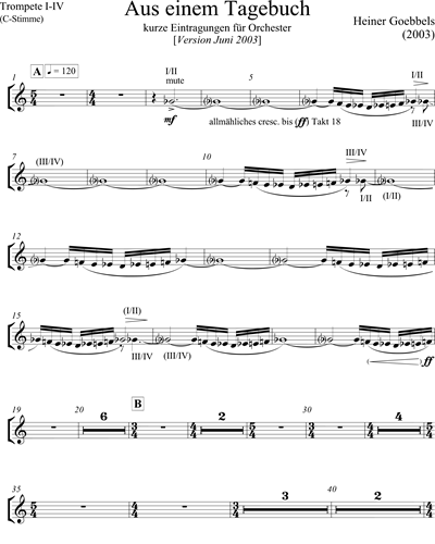 Trumpet in C 1 - 4