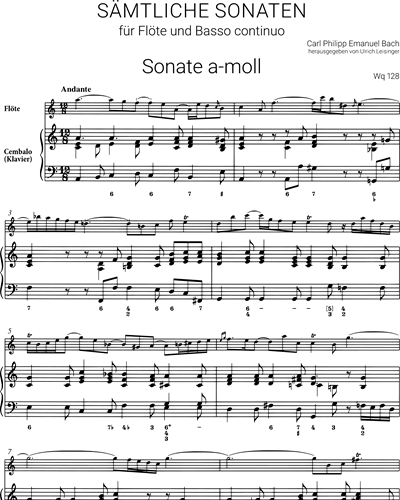 Complete Sonatas for Flute and Basso Continuo, Vol. 3