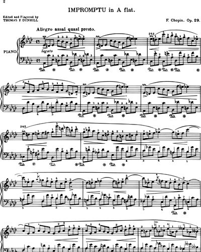 Impromptu in Ab major, op. 29