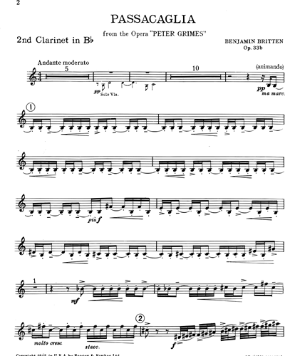 Clarinet 2 in Bb