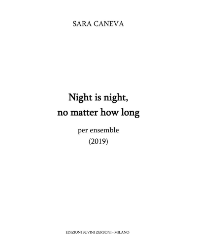 Night is night, no matter how long