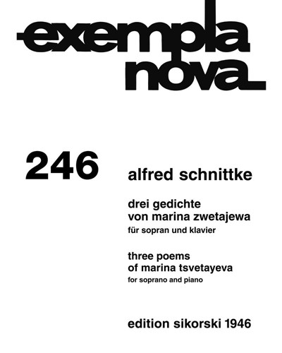 Three Poems of Marina Tsvetaeva