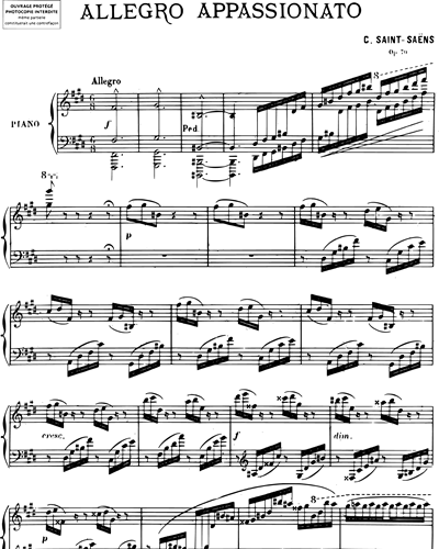 Allegro appassionato, op. 70