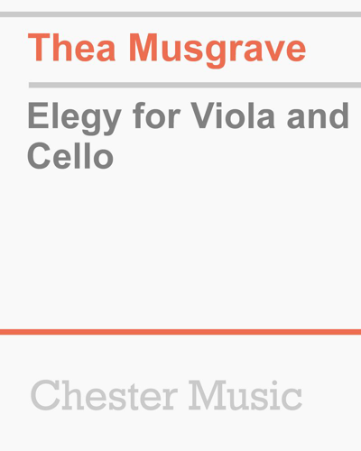Elegy for Viola and Cello