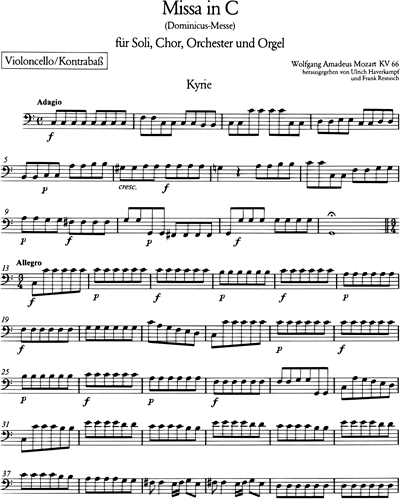 Missa in C major, KV 66