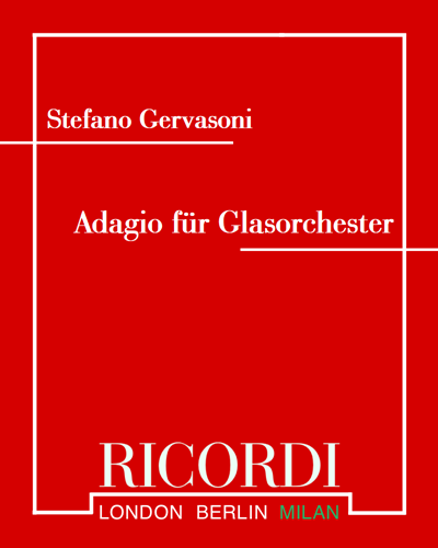 Adagio für Glasorchester (versione 1990)