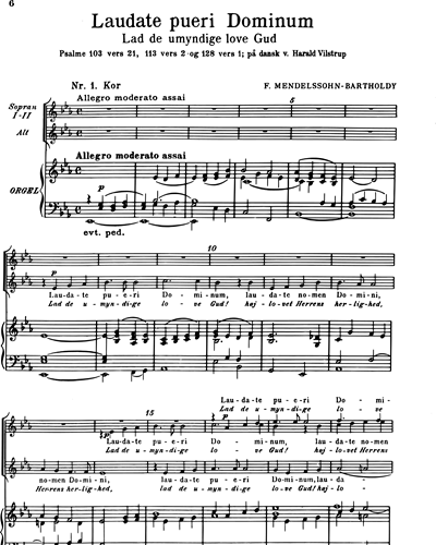 2 Motetter, Op. 39 Nr. 1-2