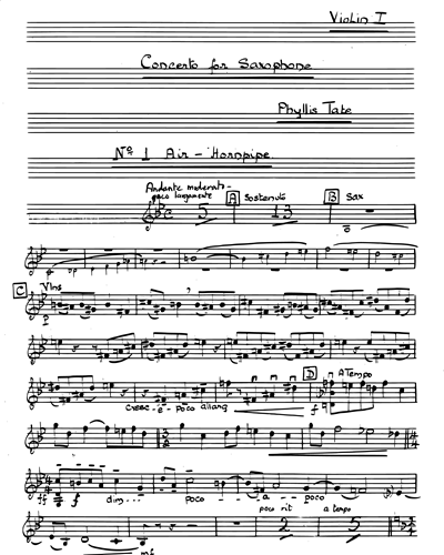 Concerto for Alto Saxophone and String Orchestra