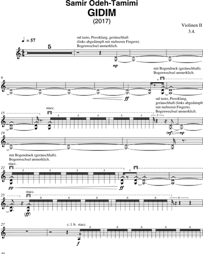 Violin 2 III-IV