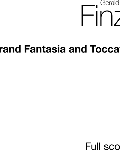 Grand Fantasia & Toccata, op. 38