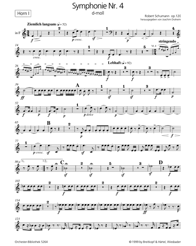 Symphonie Nr. 4 d-moll op. 120