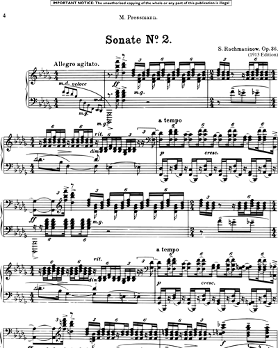 Piano Sonata No. 2, op. 36