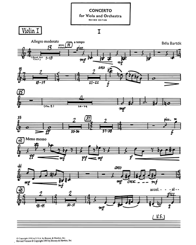 Viola Concerto [Revised Version]