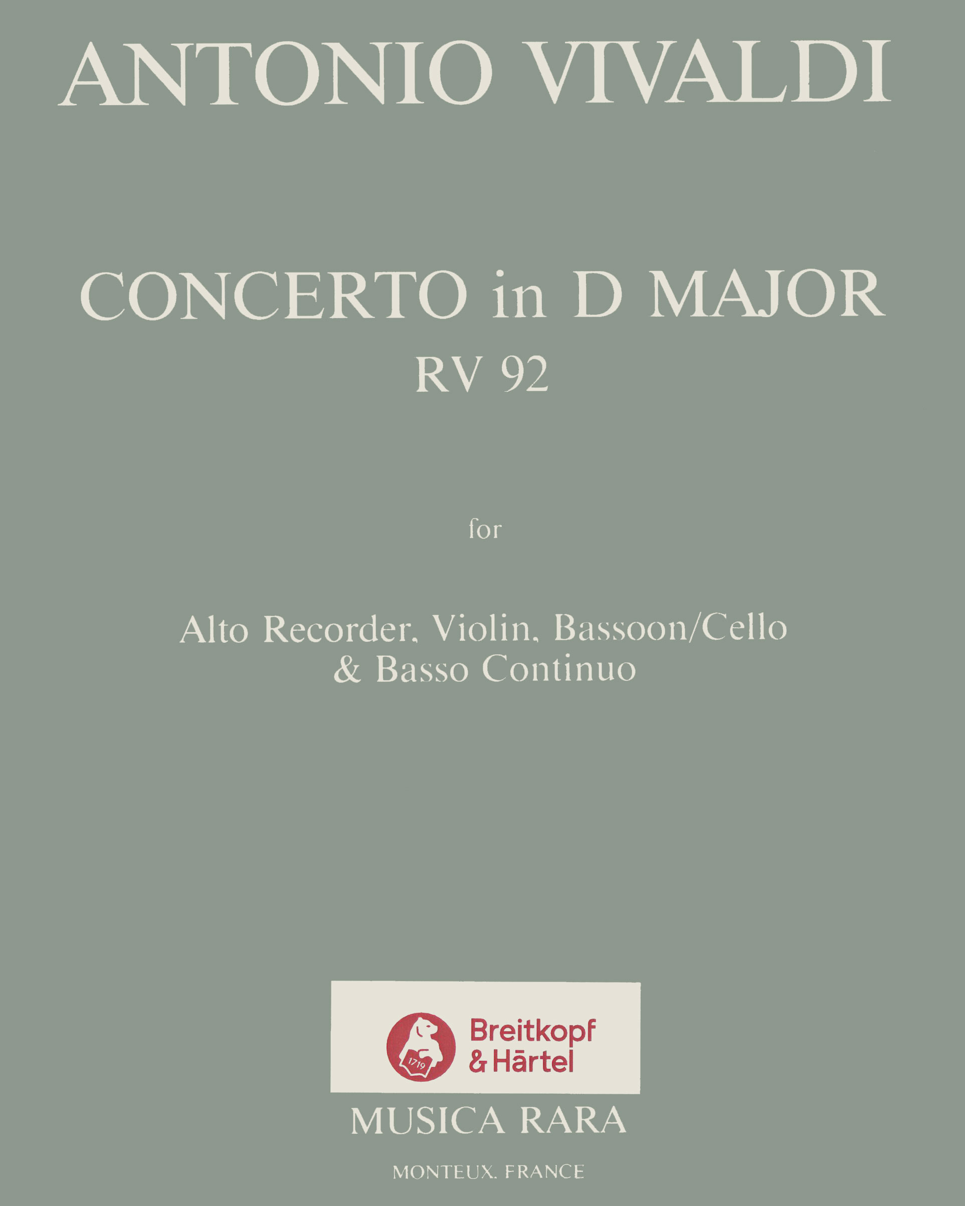 Concerto in D-dur RV 92