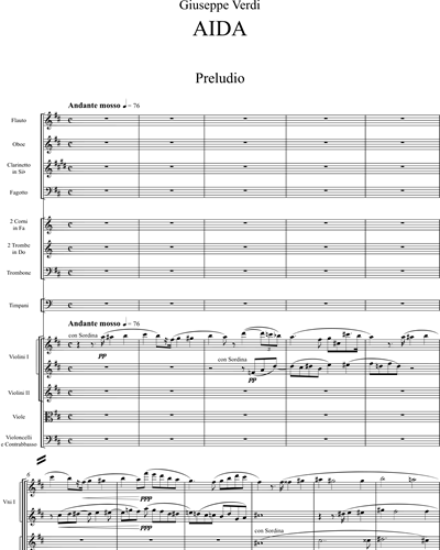 Aida - Trascrizione per piccola orchestra