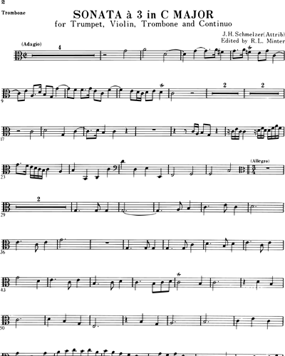 Sonata à 3 in C