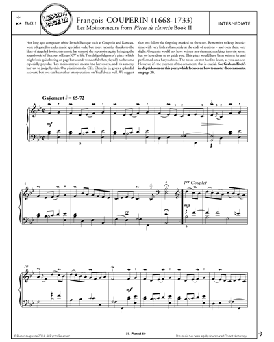 Les Moissoneurs from Pièces de clavecin Book II