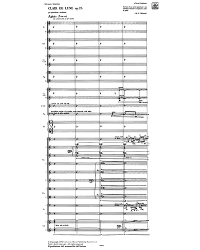 Clair de lune Op. 25