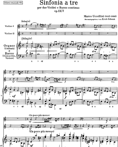 Sinfonia a Tre in D major, op. 9/7