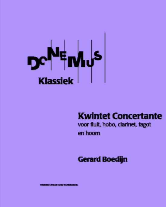 Quintet Concertante, op. 150
